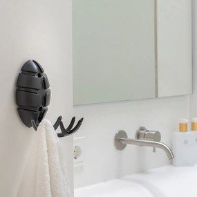 Čierny nástenný háčik Bug – Spinder Design