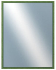 DANTIK - Zrkadlo v rámu, rozmer s rámom 70x90 cm z lišty BOX zelená morená (1751)