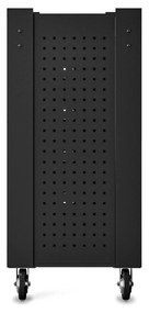 Dielenský vozík JOE, 680 x 995 x 460 mm, All Black: čierny
