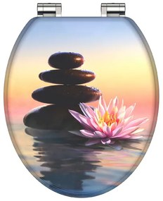 Schütte WC doska s pomalým spúšťaním (Sen o západe slnka)  (100335885)