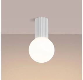 Sollux SL.1708 - Kúpeľňové stropné svietidlo HALO 1xG9/8W/230V IP44 biela