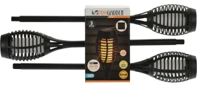 Sada solárnych LED lámp Topeka 48 cm, 3 ks, teplá biela