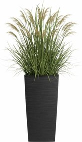 PLASTOVÝ KVETINÁČ PORTO RIFLO 57X29,5X29,5 CM ČIERNA