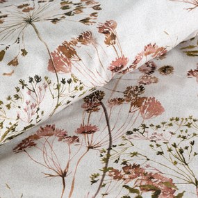 RENFORCÉ OBLIEČKY JULITA 200X220 CM, 2 KS 70X80 CM KVETY