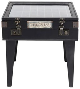 Collector príručný stolík čierny 55x55cm