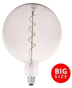 NEDES LED Žiarovka FILAMENT SPIRAL SMOKE G200 E27/4W/230V 2000K ND3799