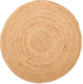 My Flair, AKCIA: 120x120 (průměr) kruh cm Kusový koberec Lola natur kruh, béžová, chodba / predsieň