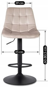 PROXIMA.store - Jedálenská barová stolička ARCOS 2 FARBA: ružová