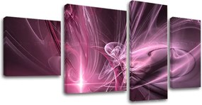 Obraz na plátne 4 dielny ABSTRAKT AB046E40
