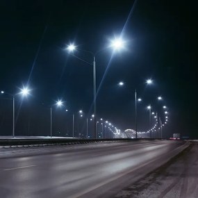 LED Stmievateľná solárna pouličná lampa so senzorom KERS LED/300W/3,2V 6500K IP65