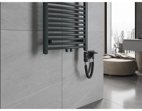 Mexen Ares, elektrické vykurovacie teleso 700 x 400 mm, 300 W, antracitová, W102-0700-400-2300-66