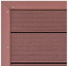 Podložka pod záhradnú sprchu hnedej farby