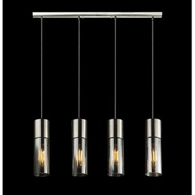 GLOBO 21000-4HN - Luster na lanku ANNIKA 4xE27/25W/230V chróm