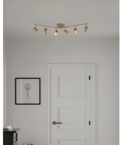 ByRydens 4202100-6501 - Bodové svietidlo CORRECT 6xGU10/7W/230V zlatá