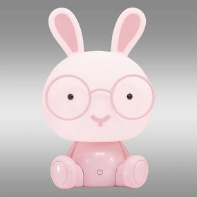 Stolná lampa zajac 6949 ružová 2,5W LB1