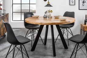 Okrúhly jedálenský stôl Iron Craft 120 cm