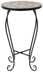 LIVARNO home Odkladací stolík s mozaikou (okrúhly) (100351618)