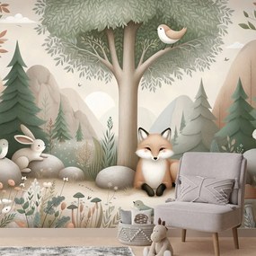 Tapeta lesná rozprávka s líškou