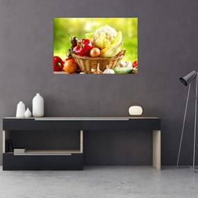Obraz - Zelenina (90x60 cm)