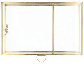 Šperkovnica GRAZIA zlatá 23x15x5 cm