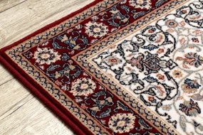 Koberec NAIN Ornament, ramka 6635/51036 béž / bordo