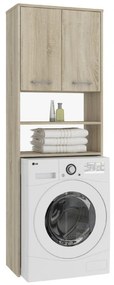 Regál nad pračku Fin dub sonoma