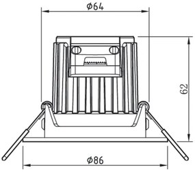 Philips - SADA 3x LED Stmievateľné kúpeľňové svietidlo ABROSA LED/9W/230V IP44
