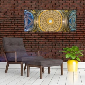 Obraz stropu Sienského kostola (120x50 cm)