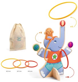 Hádzanie krúžkov na slona