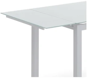 Rozkladací jedálenský stôl so sklenenou doskou 70x110 cm Fast – Tomasucci