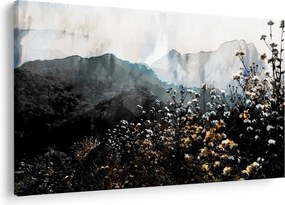 Obraz - Ilustrácie divokých kvetov (90x60 cm)