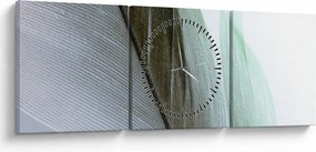 Obraz - Perie, makro (s hodinami) (90x30 cm)