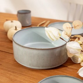 Miska SANOS rebrovaná / sivá 707261