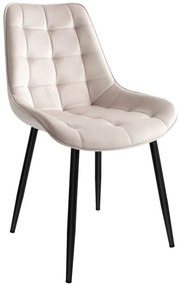 Jedálenská stolička NORMAN zamatová, béžová