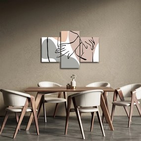 Obraz - Woman body line art N⁰2 (90x60 cm)