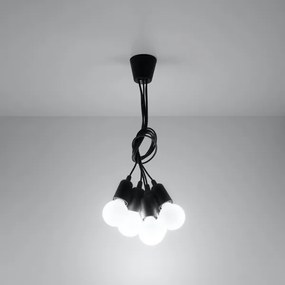 Luster na lanku DIEGO 5xE27/60W/230V