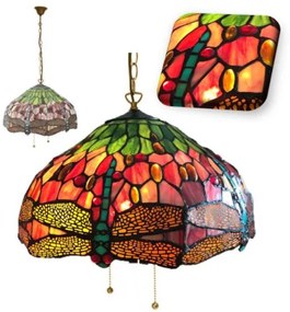 LAMPY TIFFANY STYL Double Chain MULTICOLOUR 8585071108579