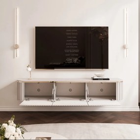 ZÁVESNÝ TV STOLÍK MODENA KAŠMÍR LED 165 cm