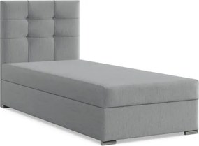 Čalúnená posteľ ELDA 90×200 cm svetlosivá