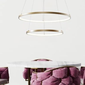 Zuma Line 2023200-GD - LED Luster na lanku BRENO LED/60W/230V 3000/4000/6000K