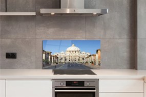 Nástenný panel  Katedrála Rím ulice budovy 140x70 cm