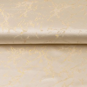 Biante Dekoračný štvorcový obrus Parma PM-115 Zlatý mramor na béžovom 50x50 cm