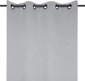 Zatemňovací záves blackout NOTTE šedý 135 x 250 cm sada 2 ks