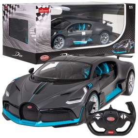 Auto na diaľkové ovládanie Bugatti Divo silver RASTAR model 1:14