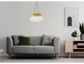 Klausen 142007 - LED Luster na lanku BULBS LED/30W/230V zlatá