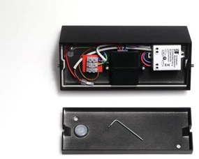 LED2 5400254 HUGO vonkajšie nástenné svietidlo s pohybovým senzorom  LED 9W/540lm 3000-4000K IP54  antracit