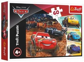 Puzzle Disney Cars 3/McQueen s přáteli 33x22cm 60 dílků