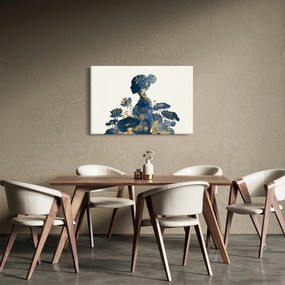 Obraz - Mramorový profil ženy (90x60 cm)