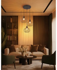 Globo 33379311 - Závesné svietidlo na lanku MATEO 3xE27/40W/230V