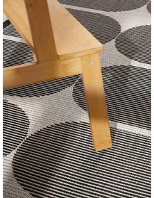 Čierno-biely vnútorný a vonkajší behúň 80x250 cm Duet Bowen – NORTHRUGS